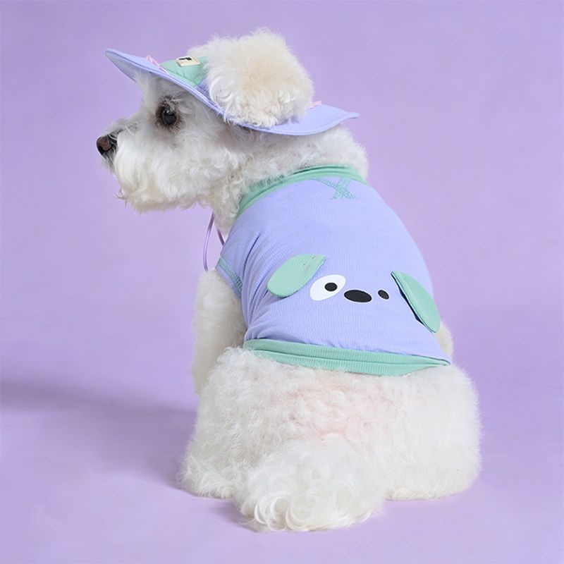 Cooling UV Protection Vest With Cute Dog